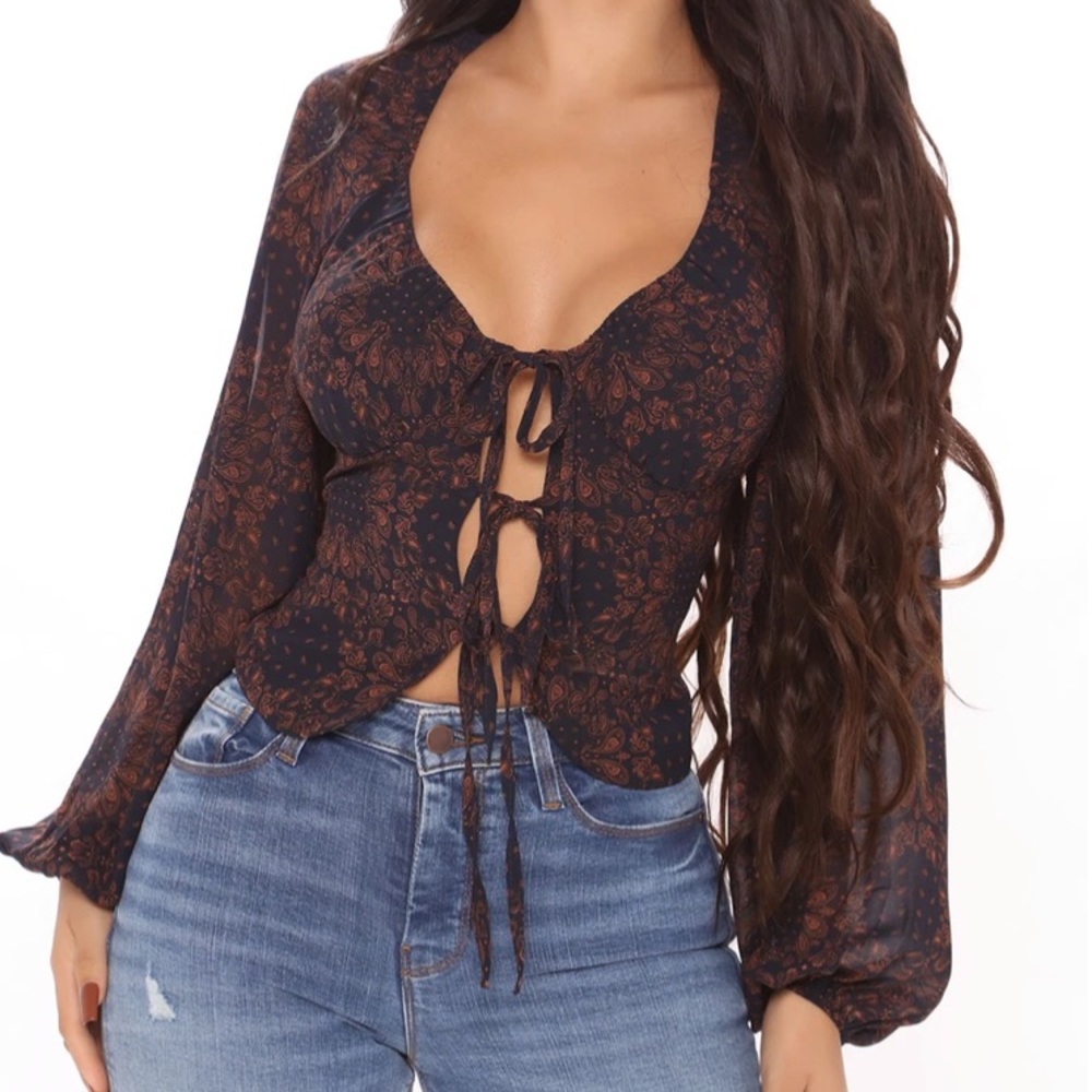 Tie Chiffon Top